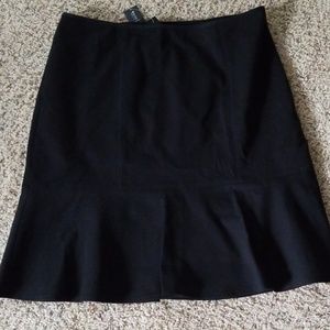 WHBM womens 12 black skirt